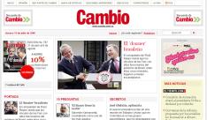 Site Revista Cambio, Reproduo/
