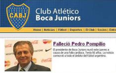 Reproduo, site Boca Juniors /