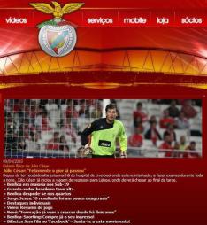 Reproduo, site do Benfica/