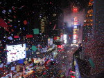 Tradicional Rveillon na Times Square, em Nova York