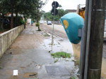 Alagamento na rua Otto Boehm