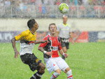 A forte chuva que caiu no fim do jogo em Joinville