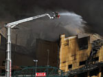 Bombeiros controlaram o incndio cerca das 10h30min