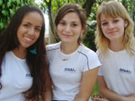 Dora Morais, Maria Eduarda Machado e Giesta Machado