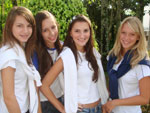 Andressa Pedrina, Caroline Brockveld, Mayara Goerttmann e Stefanie Voss