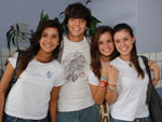 Luiza Pimenta, Herick Pinho, Maria Leonor Cortez e Maria Carolina Cortez