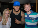 Graziela de Souza, Flo Rida e Fernando Schmitz