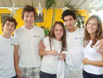 Brian Silveira, Eduardo Salvalagio, Beatriz Testoni, Luiz Buzzi e BrunabAraujo