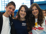 Guilherme Sartori, Victria Pedroni e Gabriela Dambros