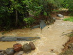 Enxurrada em Benedito Novo, Ribeiro Tigre.