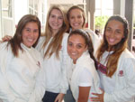 Brenda Gomes, Amanda Fischer, Eduarda Fischer e Rafaela Delcastanheli