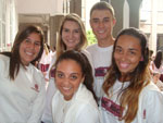 Amanda Ciprieli, Dominique Skoula, Fernando Michels, Jssica Petris e Anna Karoline da Rocha