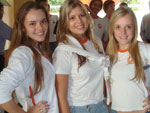 Andressa Tobarto, Karolline Cidral e Fernanda de Oliveira