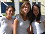 Milena Sampaio, Raquel Abrao e Julia Gabriela