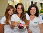 Helena Beins, Clara Perez e Bruna Farias