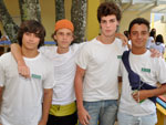 Gabriel Gattino, Bernar Costa, Thiago Wolf e Rennan Valverde