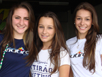 Maria Eduarda Deon Ceccato, Amanda Dal Sochio e Ana Paula Angeli