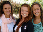 Eduarda Bordin, Jlia Ferreira e Marina Isoton