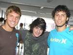 Theo Oppermann, Pedro Fraga e Lucas Gentil