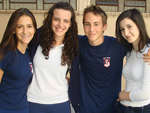 Marina De Carli, Jssica Molin, Franco Smiderle e Gabriela Buffon