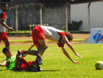 Treino foi bem disputado