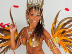 Brbara Nascimento, madrinha de bateria do Imprio do Sol