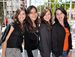 Jeniffer Schveitzer, Ana Claudia da Silva Soares, Eduarda Schussler e Karoline Daum