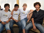 Fabio Medeiros, Elias Thiago, Tomas Demarco e Lohan Licht