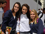 Ana Luiza Heiderscheidt, Steffany Moura e Carolina Rosa