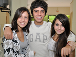 Brenda Castro, Andr Dias e Lvia BarretoEduardo Henrique e Tiago Azzi