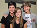 Yohan Kelin, Shay Peled e Filipe Eckschmidt