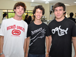 Matheus Bssolo, William Baroukh e Lucas Barci