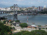 Ponte Herclio Luz vista do Hotel Castelmar