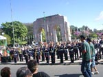 Gecenilda Saraiva mandou foto da banda marcial Juliana se apresentando no Brique da Redeno