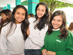 Karoline Vieira, Gabriela Stavnetchei e Luiza Martins