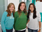 Aline Nass, Giovana Rastelli e Karen Walfredo