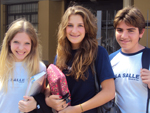 Marina Boff, Carolina Toniolli e Willian Bertoni