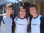 Bernardo Nichele, Vinicius Adami e Lucas Tom