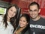 Bruna Siebert, Roberta Schmitt e Henrique Umpierre