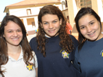 Rayana Hennemann, Caroline Nerbas e Francine Rodrigues