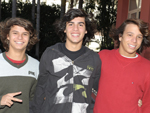 Guilherme Abreu, Guilherme Aveline e Felipe Penz