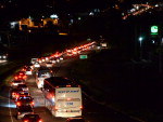 Por volta das 19h, filas de carros se formaram na BR-386 entre Lajeado e Estrela, no Vale do Taquari 