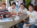 Mikael Zanini, Victor Ferreira, Lucas Tosi e Carlos Eduardo Stainbach