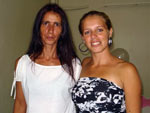 Priscila e sua me.