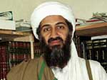 O exilado dissidente saudita Osama bin Laden  visto nesta imagem datada de abril de 1998 no Afeganisto