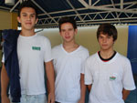 Vitor Keil, Joo Lucas Hoffmann e Joo Pedro Saoe