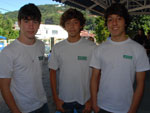 Junior Dutra, Yago Dora e Pedro Perez