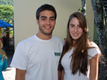 Matheus Caiffa e Nicole Ribeiro