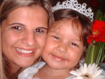 Luiza com a mame Tamirez! Mame te amo do tamanho do universo.