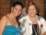 Cludia e a me, Amlia, na formatura do cunhado Joo Batista